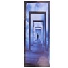 2PCS 3D Door Sticker Self Adhesive Scratch Resistant Waterproof 38.5x200cm