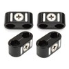 H-Ruo Motorcycle Brake Throttle Cable Clamp Wire Line Holder Organizer