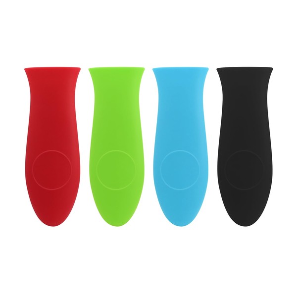Silicone Hot Handle Holder Cast Iron Handle Cover Rubber Pot