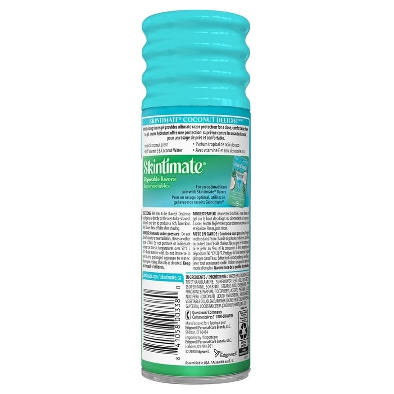 Skintimate® Coconut DelightTM Shave Gel
