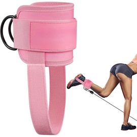 Adjustable Padded Ankle Straps, Resistance Bands for Cable Machines, Glute & Leg Exercises, Hip Abductor Attachments, Home Fitness