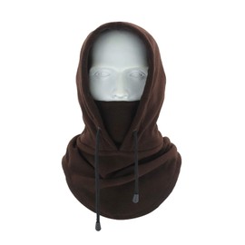 Irzaki Balaclava Face Mask for Cold Weather - Windproof Ski Mask - Thermal Heavyweight Head Hood for Men and Women Brown