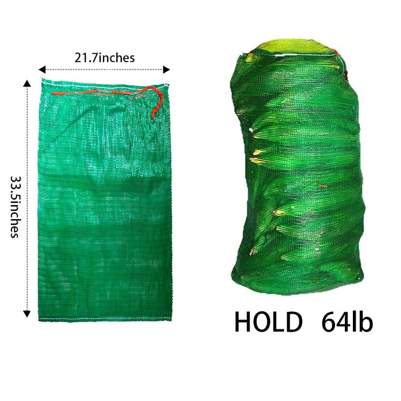 Fulanfudi 10pcs Extra Large Mesh Storage Produce Bags Reusable Vegetable