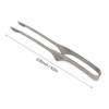 Funien Titanium Tongs 9.2 Inch Lightweight BBQ Grill Tongs Clip