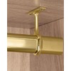Gedotec Tubes Wardrobe Rail Middle Support Bracket for Clothes Rail