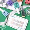 Bessie Besi Gel Snowball Glitter Nail 8 Piece Set /