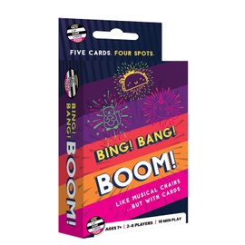 Bing Bang Boom Hilariously Fun Card Game for Family Game Night by Taco Cat Goat Cheese Pizza | Easy to Learn and Play with Fast 10 Minute Rounds | Fun for Kids, Teens, and Adults | 2 - 6 Players