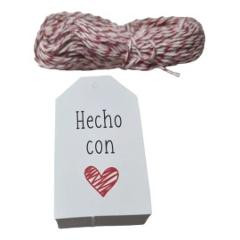 Etiquetas, Hecho Con Amor (100 Pzas)