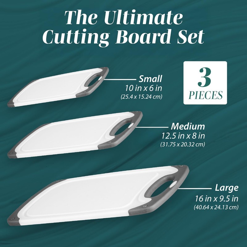 Cutting Boards for Kitchen - BPA-Free Chopping Board - Different