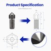 3D Printer Nozzles 0.4mm M5 Nozzle, Park Sung Nozzles with