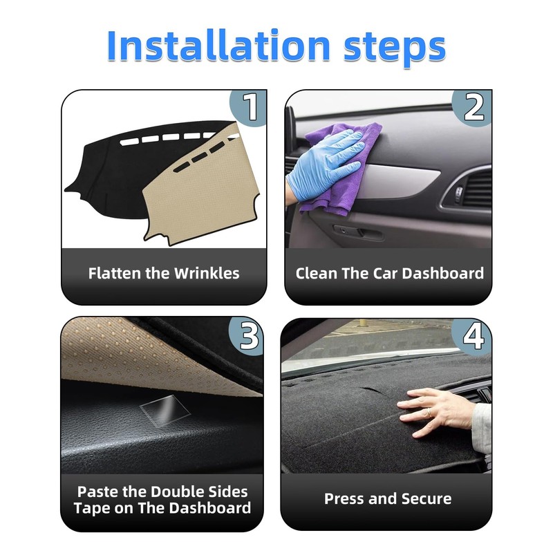 SKYLOTEC Dash Cover Mat Fit for Dodge RAM 1500 2500
