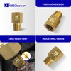 Cosmostar 1/8 BSPT Male to 1/8-27 NPT Female Gauge Adapter