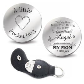 Remembrance Gift Pocket Hug Token-Memorial Gifts for Loss of Mom-Sympathy Gifts-Bereavement Gifts-Remembrance Gift-Bereavement Memorial Funeral Mourning Gift-Use This to Remember Your Favorite Mom.