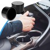 2Pcs Black Sofa Cup Holder, Drop-in Cup Holder Universal Plastic