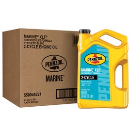 Pennzoil Marine XLF Extended Life Formula Engine Oil, 1 Gallon (3-Pack)