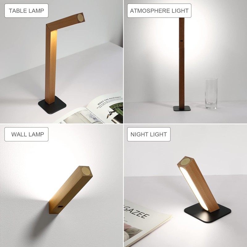 Touch Control Desk Lamp，Portable Multifunctional Emergency Light，Stepless Dimming Table Lamp