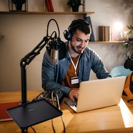 Milisten 1 x Microphone Stand, Music Stand, Shelf, Music Stand, Microphone Stand, Tray, Holder, Microphone