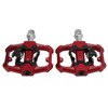 Dual Function Bicycle Pedal Flat Clipless Cleats 3 Sealed Bearings
