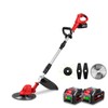 ONEVAN 3-in-1 Cordless Lawn Mower, With 2 x 3.0Ah Batteries,