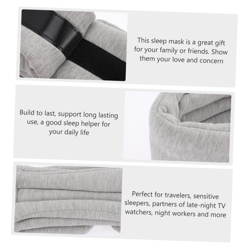 Healeved Eye Mask for Sleeping Travel Eye Mask for Airplane