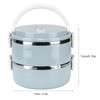 Pwshymi 2 Layer Lunch Boxes, Leak-Proof Stainless Steel Lunch Container