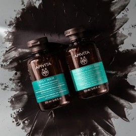 Shampoo Equilibrante Raíz Grasa Y Puntas Secas 250ml Apivita
