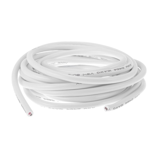 Hihaha Electrical Ground Wire Automotive Power Wire 15FT White TC