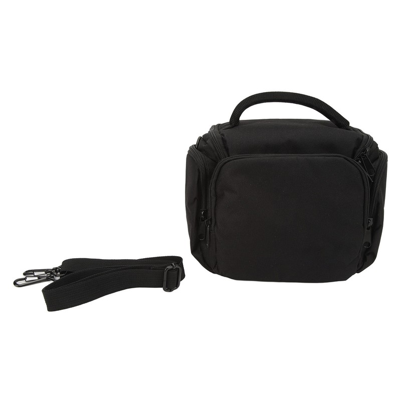 Black Single Shoulder Bag Handbag Multifunctional Waterproof Camera Messenger Hand