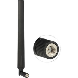 Delock Antenna Wifi RP-SMA 802.11 ac/A/H/B/G/N 4 – 7 dBi Omni Joint Black