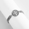 DOTBJ 925 Sterling Silver St Benedict Medal Bracelet for Men