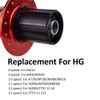 6 Bolts Disc Brake Hubs Aluminum Alloy Mountain Bike Bicycle