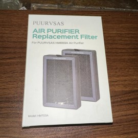 Puurvsas HM703A Filter for Puurvsas HM669A Air Purifier 2 Pack