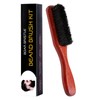 Beard brush with 100% boar bristles, beard brush made of