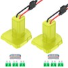 2 Packs Power Wheel Adapter for Ryobi 18V Battery Adapter
