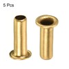 PATIKIL 4mm ID 6.5mm OD Tube Brass Compression Fittings, 5