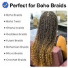 Brown to Honey Boho Hair 4/27# Ombre Synthetic Boho Braids