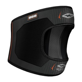 Shock Doctor Erwachsene Knieschützer Stützen Knie Patellabandage Justierbar mit Pads, Black, S/M, 868-BK