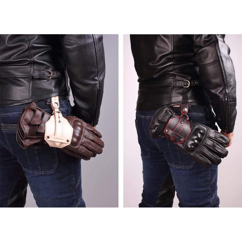 DEGNER K-64 Leather Glove Holder / Leather GLOVE HOLDER Tan