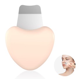 Yamobi Gesichtsschaber, Tragbarer Hautspachtel Zur Entfernung Von Mitessern Und Ölrückständen,Mitesser-Reinigungswerkzeug-Gesichtswerkzeug für Frauen Männer(Beige)