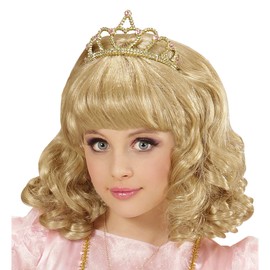 "BLONDE PRINCESS WIG WITH TIARA" in box -