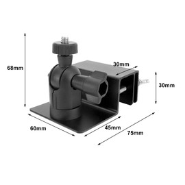 Gutter Mount, Camera Mount Wall Mount with 1/4 Inch Screw, 360° Adjustable for Outdoor Camera Mounts, Eufy eufyCam 3, 3C, 2, 2C, 2C Pro, Wyze Cam Pan, Arlo Ultra 2