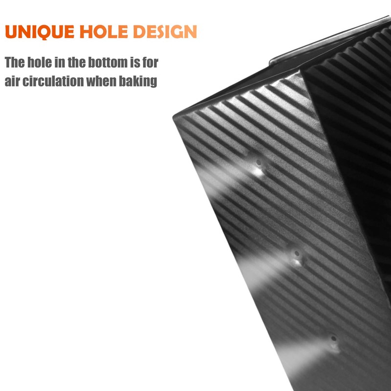 CHEFMADE Pullman Loaf Pan with Lid 2 Pcs, 1Lb Dough