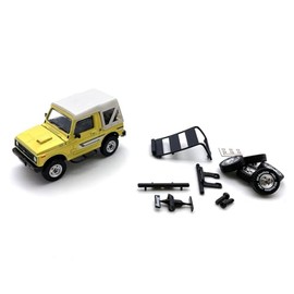 BM Creations 64B0170 Suzuki Jimny (JA11) Yellow (Japan Version) RHD 1/64