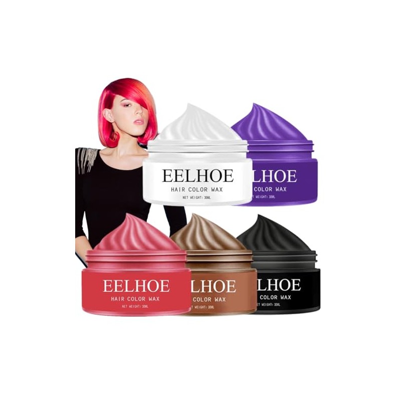 3 Ceras Tinte Temporal para Cabello con Efecto Color Textura