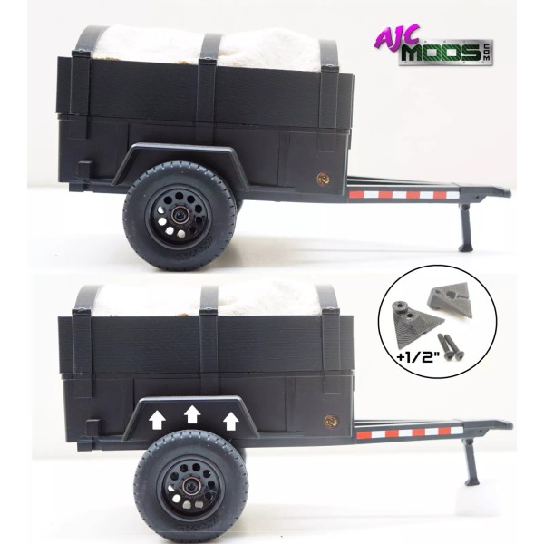 AJCMods Utility Trailer Lift Kit Upgrade for Traxxas TRX4M 1/18
