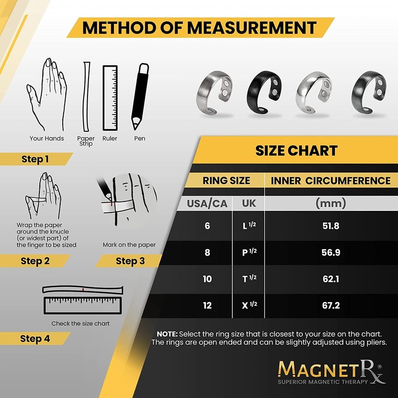 MagnetRX MagnetRX? Magnetic Ring - Elegant Stainless Steel Ring -