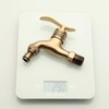 Antique Brass Bathroom Washing Machine Wall Mounted Tap with Handle