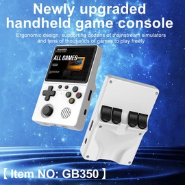 GB350 Retro Console Handheld Game Console, Portable Handheld Video Games with 21,000+ Classic Games, 3.5 Inch IPS Screen, Portable Video Game Console, Linux System, Mini Retro Console (Max UP+)