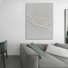 Epicler art Hand-Painted Modern Abstract Art Oil Painting White Wings