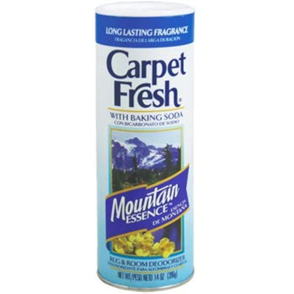 Carpet Fresh, Rug and Room Deodorizer with Baking Soda Mountain Essence Fragrance 14 oz (3 Pack)